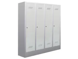 lockerkast v. kinderen,HxBxD 1600x1230x500mm,RAL7035,front RAL5010