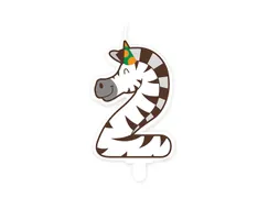 Jungle candle 2 Zebra