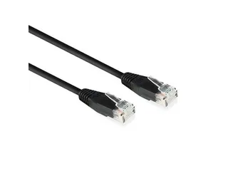 Kabel ACT CAT6 Network koper 0.9 meter zwart - 1