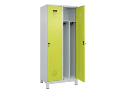 locker voor scheiding van kleding,HxBxD 1950x800x500mm,2vak