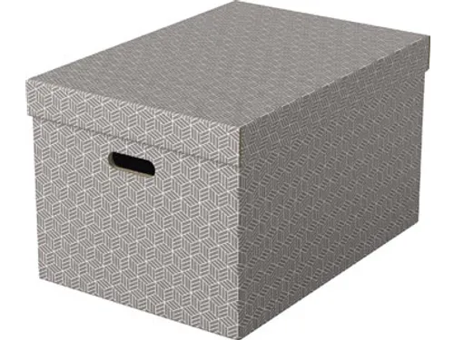 Home opbergdoos 355 x 51 x 305 cm grijs 3 stuks
