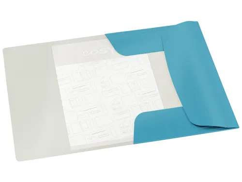 Elastomap Leitz Cosy A4 3-kleps blauw