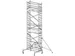 échafaudage pliable,H de travail 7,8m,échafaudage H 7m