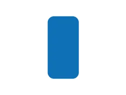 plaksymbool,rechthoek,markering HxB 150x50mm,PVC,blauw