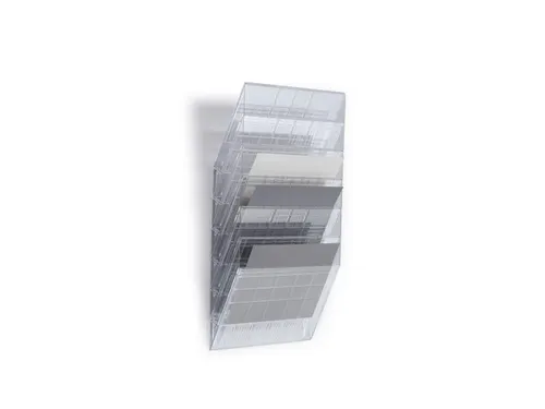 Muurfolderhouder Flexiboxx 6 A4 Landscape Transparant
