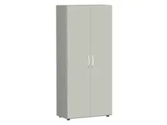 Draaideurkast Hxbxd 1810x800x420mm 4 Legborden/5 Oh Lichtgrijs