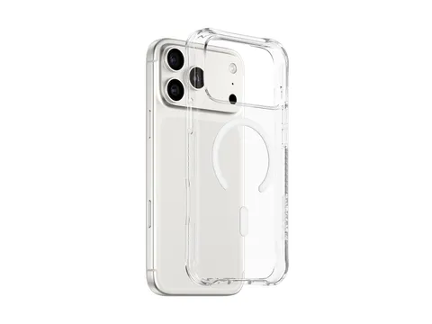 PanzerGlass CARE by Samba Case Transparent w. White MagSafe iPho