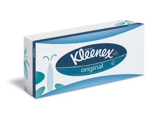 Kleenex 8824 facial tissue 3-laags wit 20x20cm 12x72 tissues