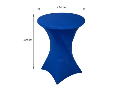 Statafelrok Blauw ⌀ 80cm