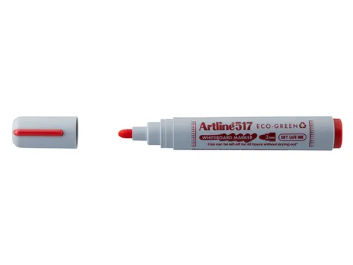 Whiteboardmarker Artline 517 Eco Dry Safe rond medium rood
