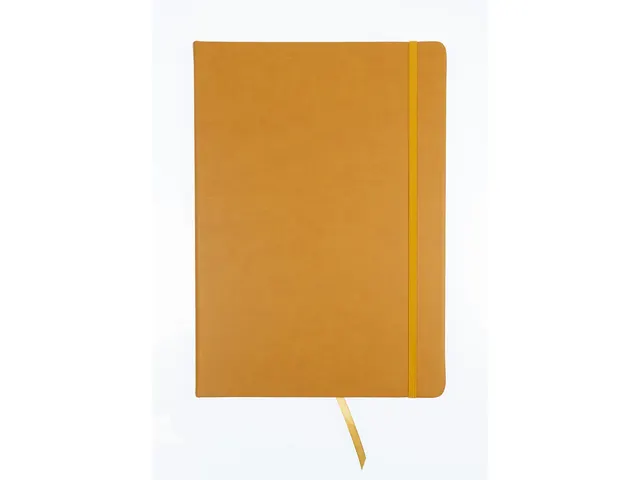 Carnet de croquis PU couverture rigide 80 feuilles A4 jaune ocre