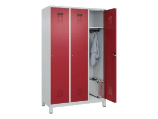 locker,HxBxD 1950x1200x500mm,3vak,vak B 400mm,cil.-slot,voeten - 1