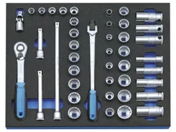 2005 CT2-D 30 Dopsleutelassortiment 3/8 inch in controlemodule,43-deli