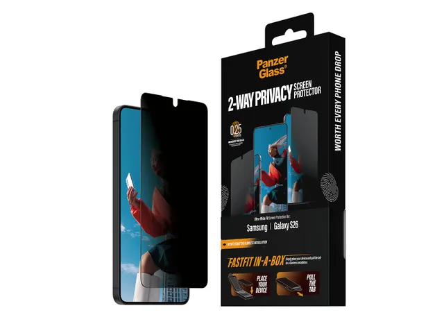 PanzerGlass 2-Way Privacy Screen Protector Samsung Galaxy S26 | Ult