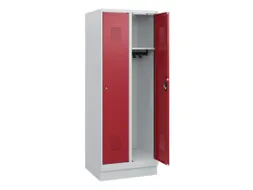 schoollocker,HxBxD 1630x600x500mm,2vak,vak B 300mm,cil.-slot,sokkel