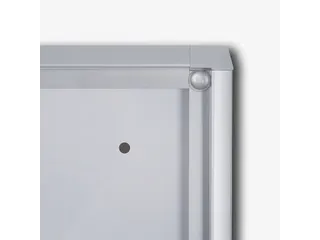 Vitrinebord Quantore voor binnen 9x A4 zilver - 3