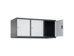 opzetkast,v. locker,3vak.,vak B 400mm,HxBxD 500x1200x500mm