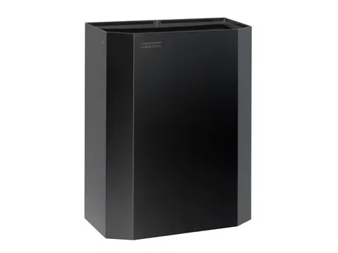 Afvalbak gesloten Metaal Wit 50ltr