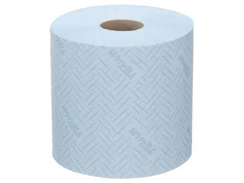 Poetsrol WypAll L10 1-laags 19,5x304m 800vel blauw 7255
