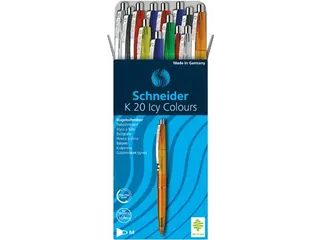 Balpen K20 Icy Colours Medium Assorti - 4