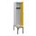locker met bank,HxBxD 2120x400x815mm,1vak,vak B 400mm,cilinderslot