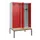locker met bank,voor scheiding van kleding,HxBxD 2120x1200x815mm,4vak