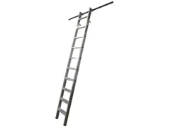 Stellingladder Aluminium 4Haken 10Treden Boom L 2.70M