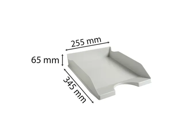 ECOTRAY Brievenbak Office grijs
