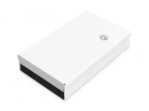 Glasvezel wandmontage Unibox compact 265x150x55mm grijs RAL7035