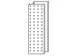zijpaneel,v. achterzijde bureau,H 680mm,antraciet