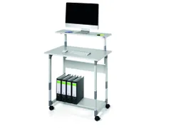 Verrijdbaar Computermeubel Trolley 80 VH Grijs