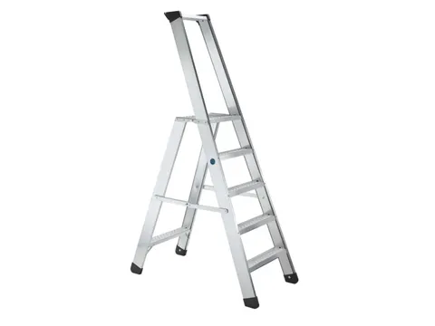 veiligheidsladder,eenzijdig,4treden m. R13-laag,stand H 1,06m