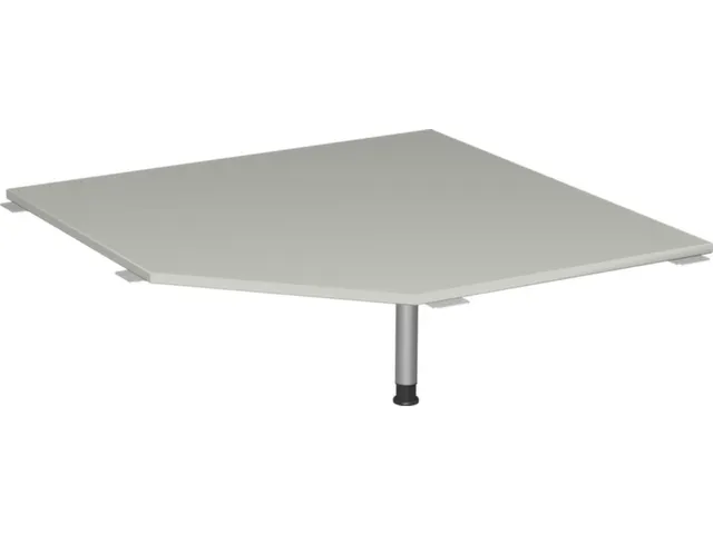 angle de liaison,90 °,HxlxP 680-800x1230x1230mm,panneau gris clair