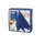 Linstyle Dinnerservet 39x39cm 1-laags 1/4 vouw midnight blue 12x50stuk