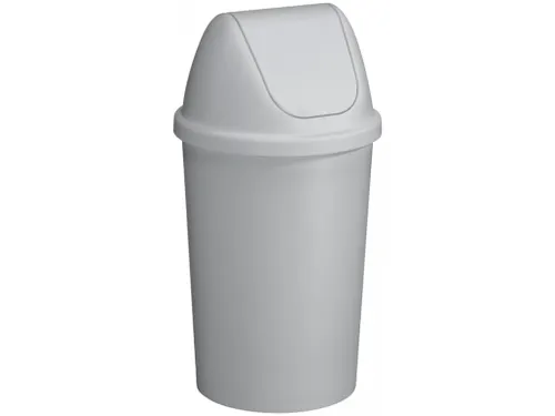 Afvalbak Twinga Swingdeksel 45 Liter Grijs
