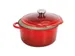 Sitram Tradifonte gietijzeren Braadpan met deksel rond 24cm Rood