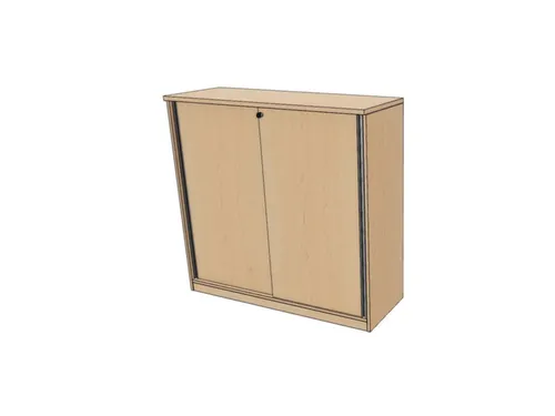 schuifdeurkast,HxBxD 1155x1200x445mm,NE-esdoorn