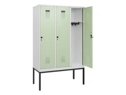 schoollocker,HxBxD 1950x1200x500mm,3vak,vak B 400mm,draaigrendel
