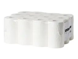 Poetsrol mini cellulose 2-laags 19 cm 12 x 72 meter in folie FSC
