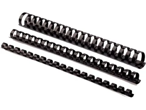 Fellowes Bindruggen, Pak Van 50 Stuks, 25mm, Zwart 21-rings