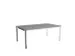 In hoogte verstelbaar bureau,HxBxD 720-840x1800x1000mm,MS-donkergrijs