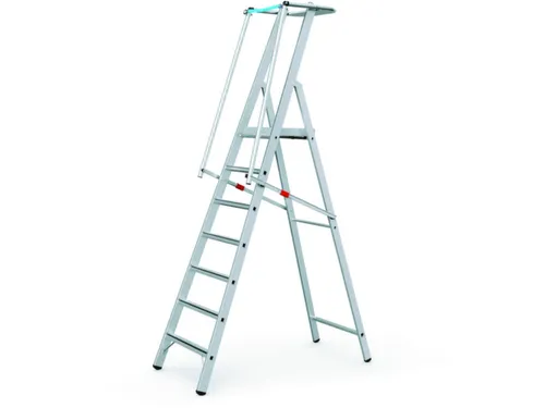 Platformladder Aluminium Bordes H X B X D 1840X 400X 400Mm 7Treden