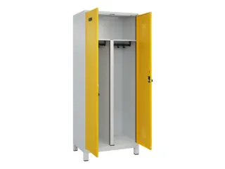 PBM-locker,HxBxD 1950x800x500mm,2vak,vak B 400mm,draaigrendel - 1