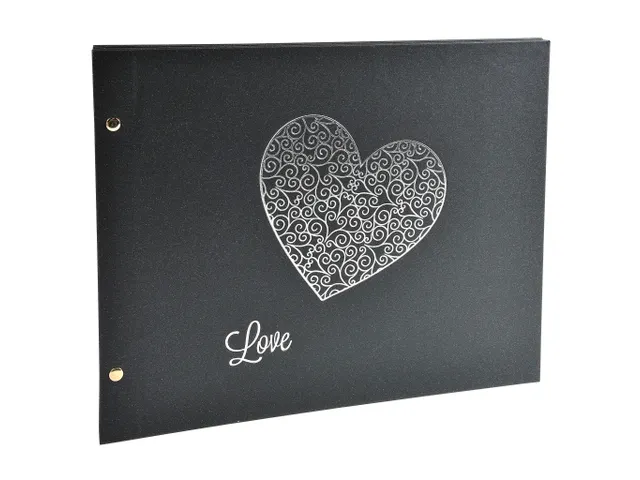 Fotoalb HARMONY schr oef 37x29cm 40bl zw