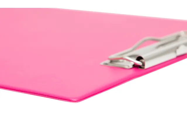 Klembord MAUL A4 staand PVC neon roze
