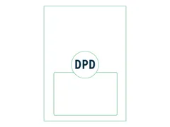 Retourlabel DPD IEZZY A4 1.000 vel 161,5x100mm 1000 labels