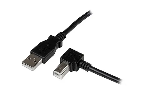 1m USB 2.0 A naar rechtshoekige B-kabel M/M