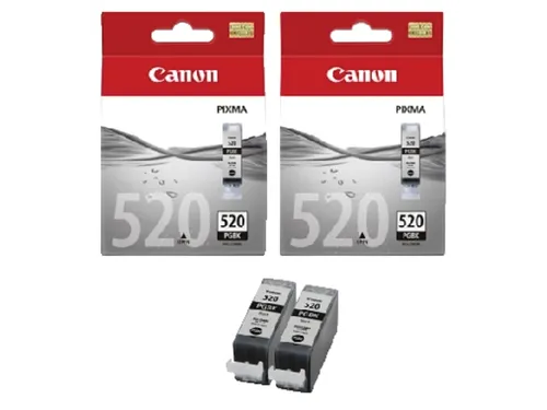 Canon PGI-520 Twinpack Inktcartridges Zwart Voordeelset