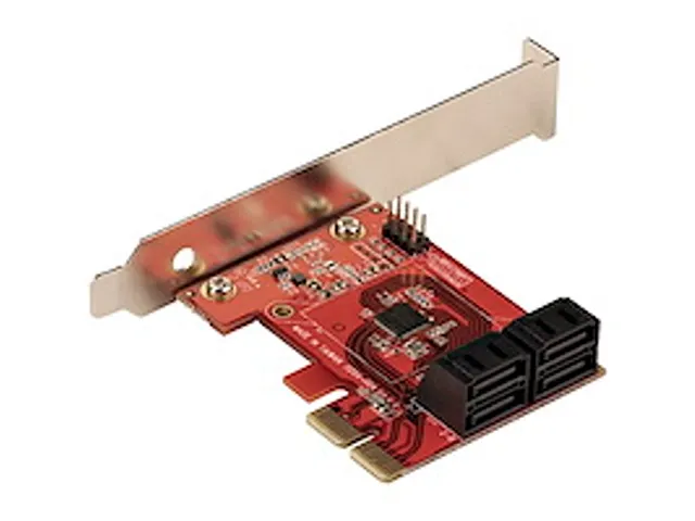 4 Port SATA PCIe Kaart 6GBPS Non-Raid