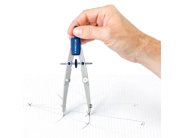 Passer Staedtler 550 02 Noris schoolpasser met precisiewieltje